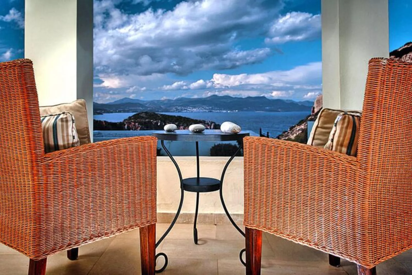 Istron Collection Villas - 3 bedroom villa Ouranos and Helios 150 qm-Terras