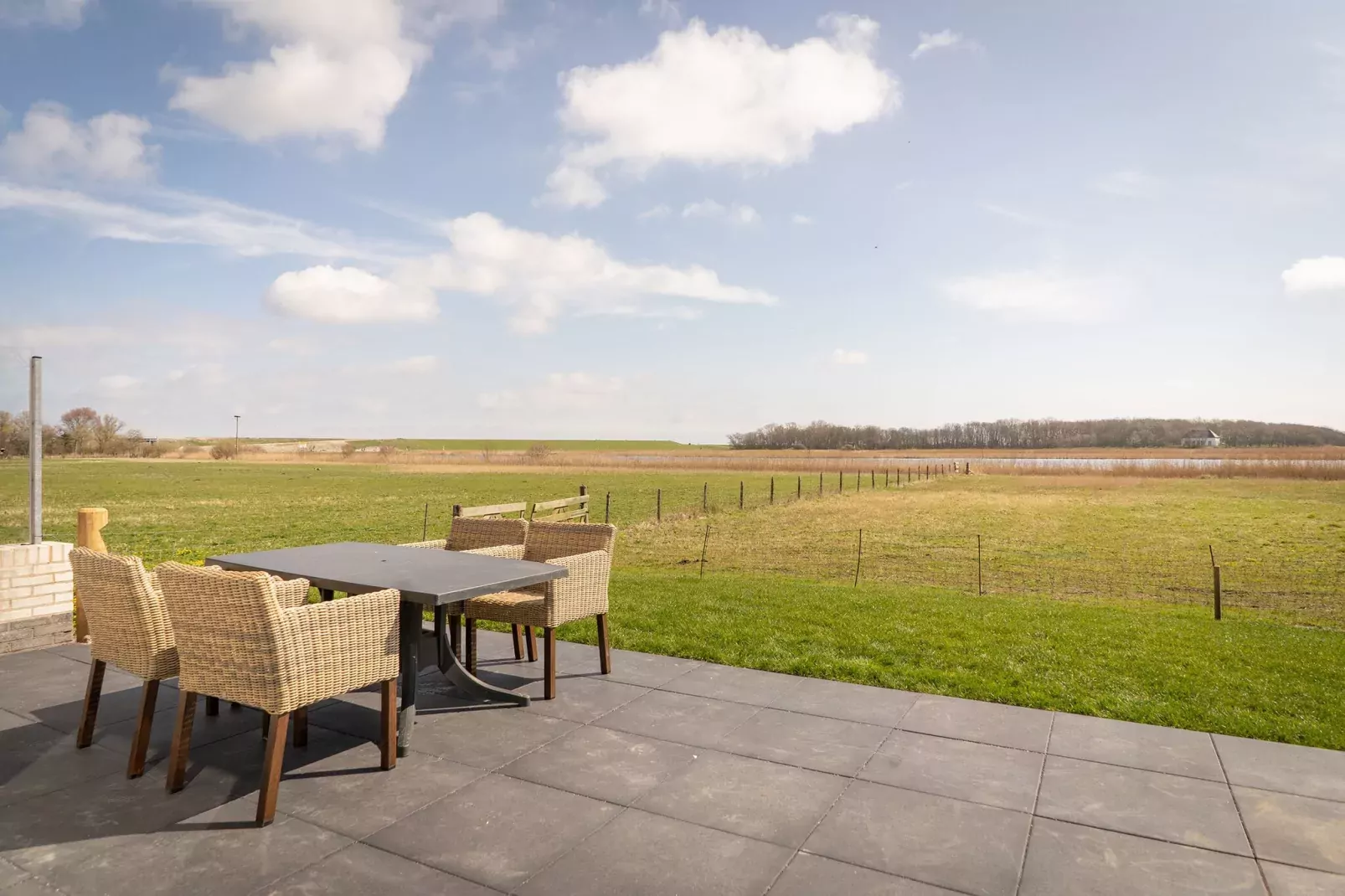 Bungalow Roggesloot A-8a-Uitzicht zomer