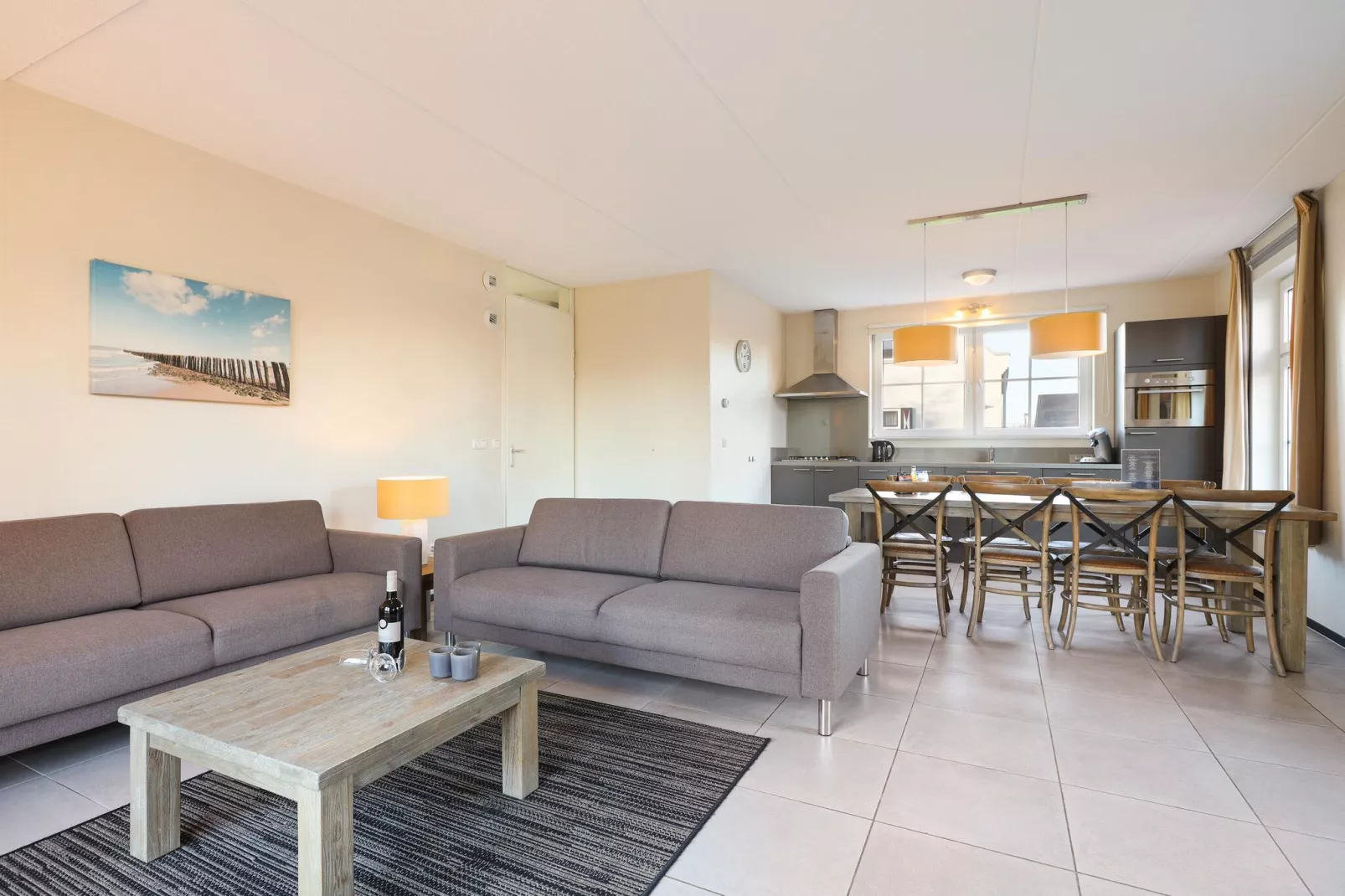 Strand Resort Nieuwvliet-Bad 12-Woonkamer