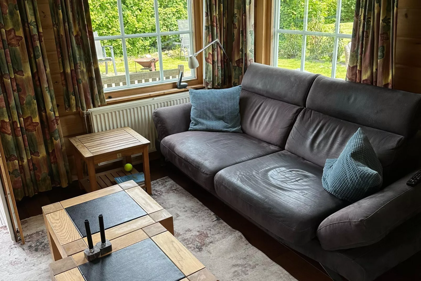 Casa Azul Finse stijl vakantiewoning 6pax aan het Zuidlaardermeer-Woonkamer