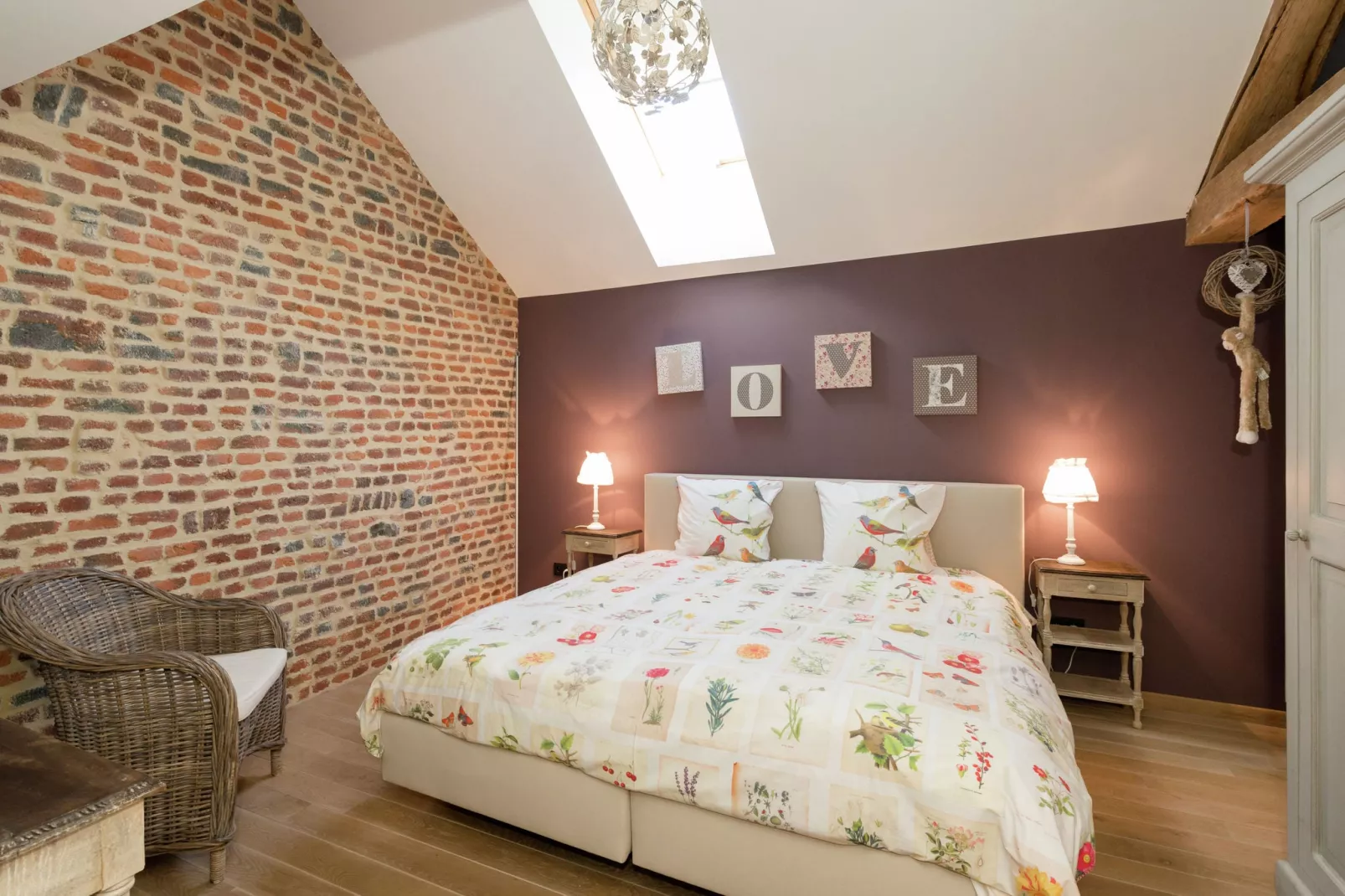 Le Grenier du Gerny-Slaapkamer