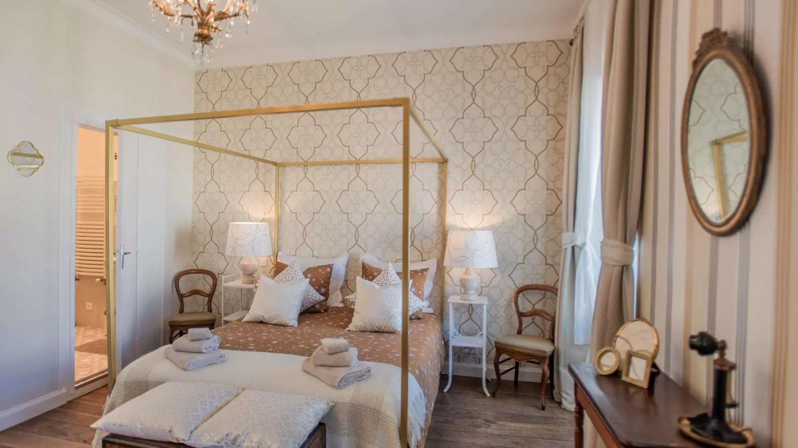 Gîte Côté Rivière-Slaapkamer