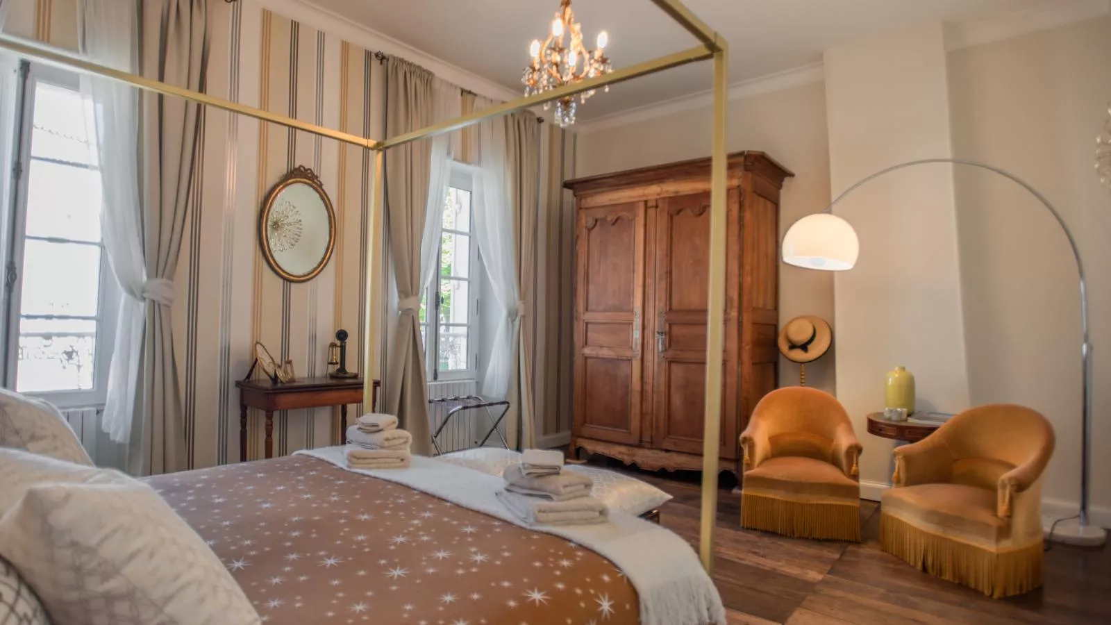 Gîte Côté Rivière-Slaapkamer
