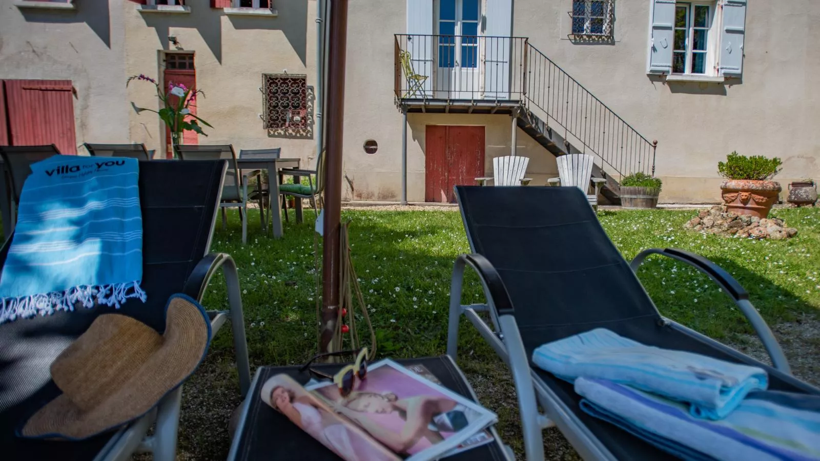 Gîte Côté Rivière-Terrasbalkon