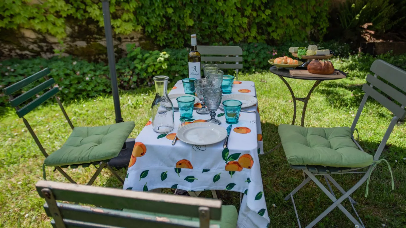 Gîte Côté Rivière-Terrasbalkon