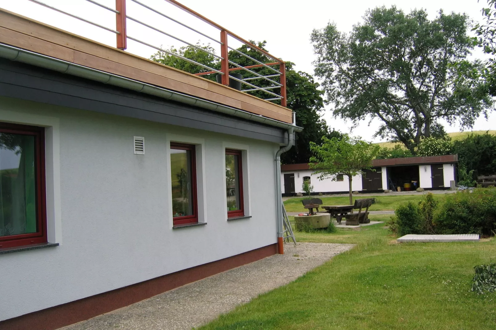 Ferienwohnung mit Leuchtturmblick-Buitenkant zomer