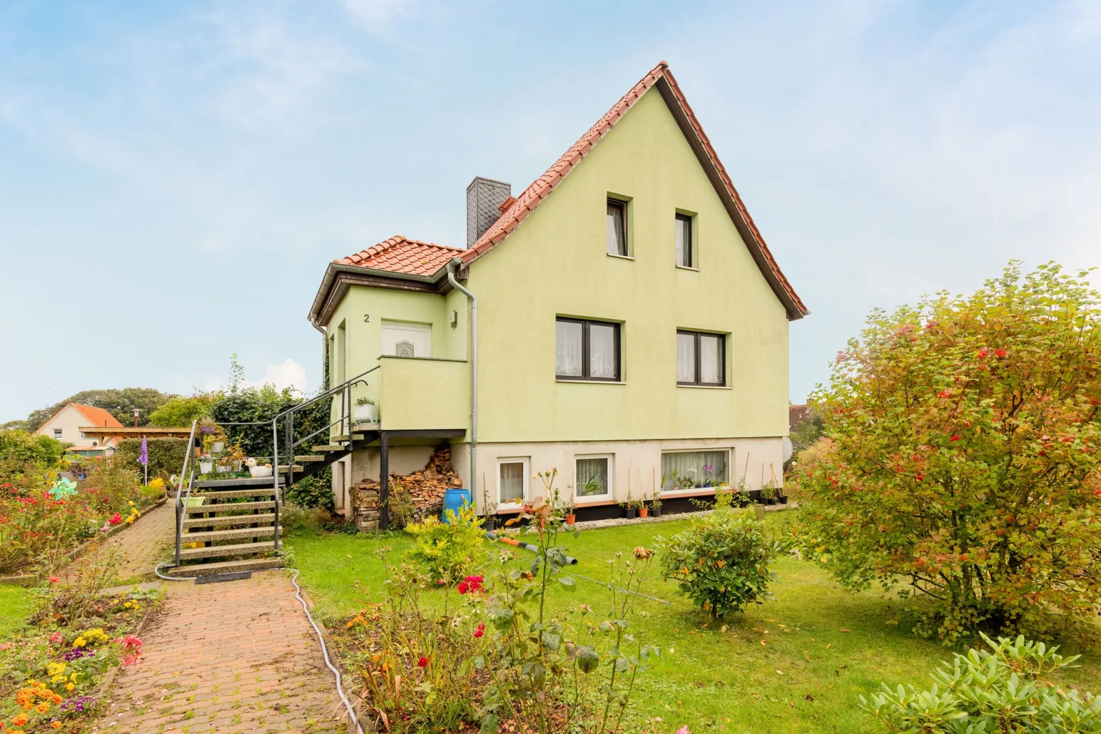 Ferienwohnung im Birkenweg-Buitenkant zomer