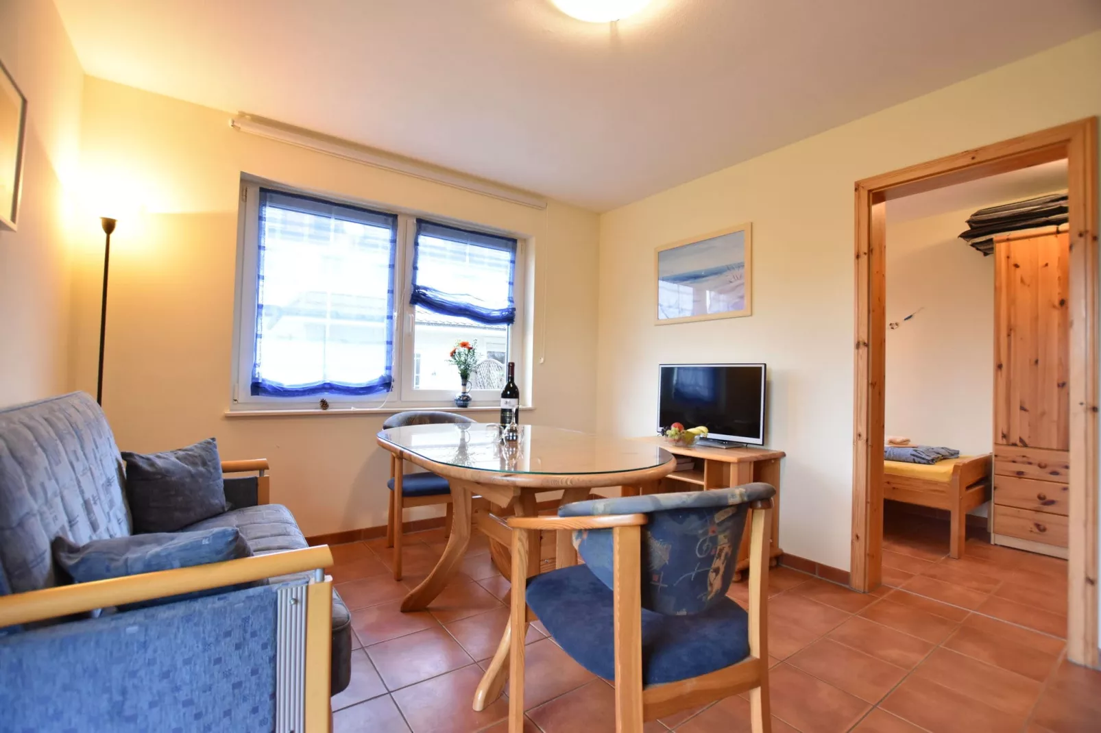 Strandnahes Ferienhaus Claudia in Rerik-Woonkamer