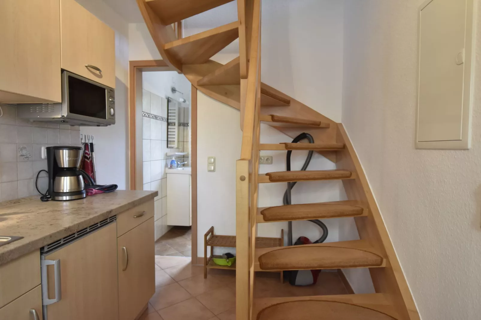 Schwalbenhof im Reetdachhaus-Keuken