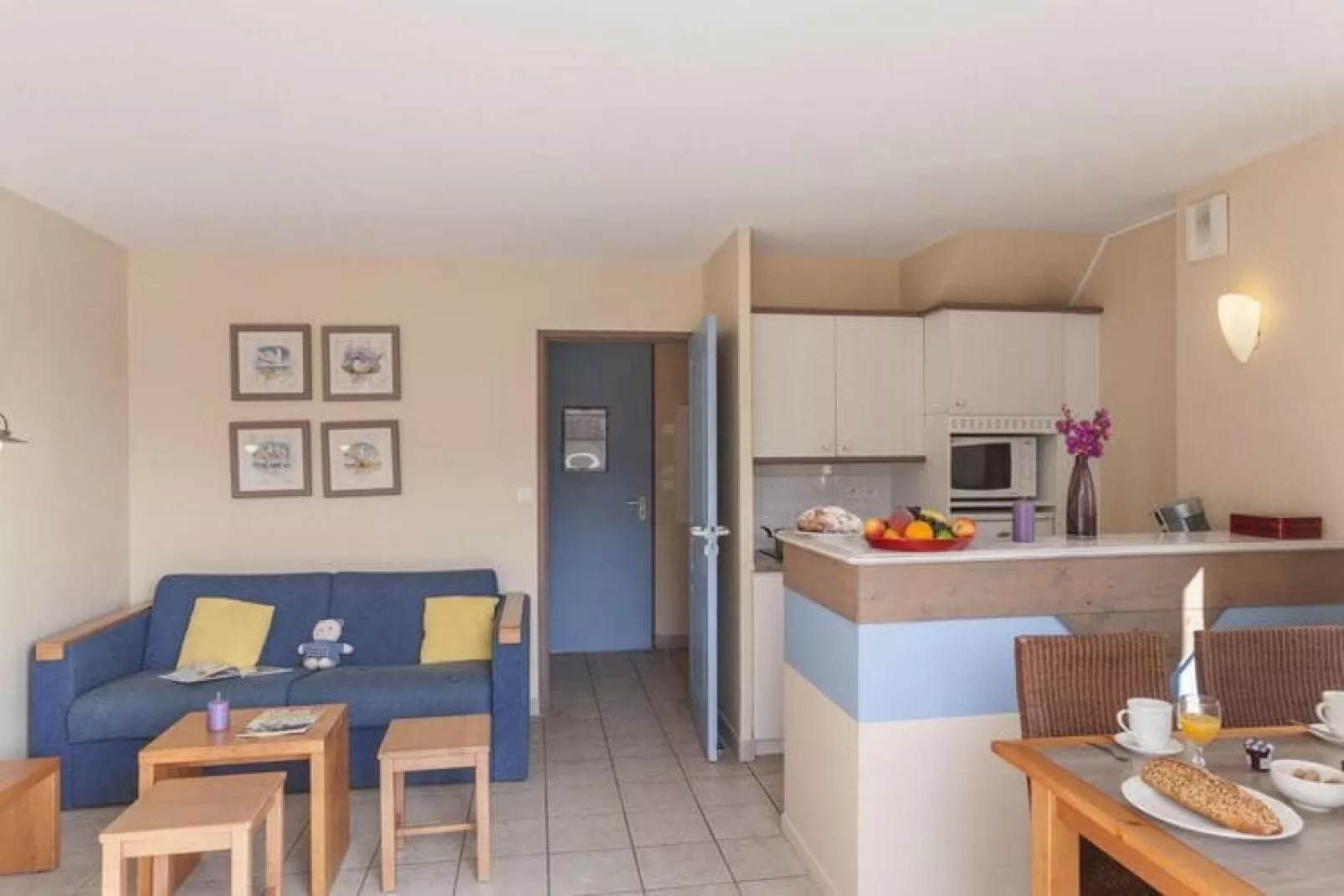 Holiday village Belle Dune Fort-Mahon-Plage - M6P Superior House 6 p - 2 bedrooms-Keuken