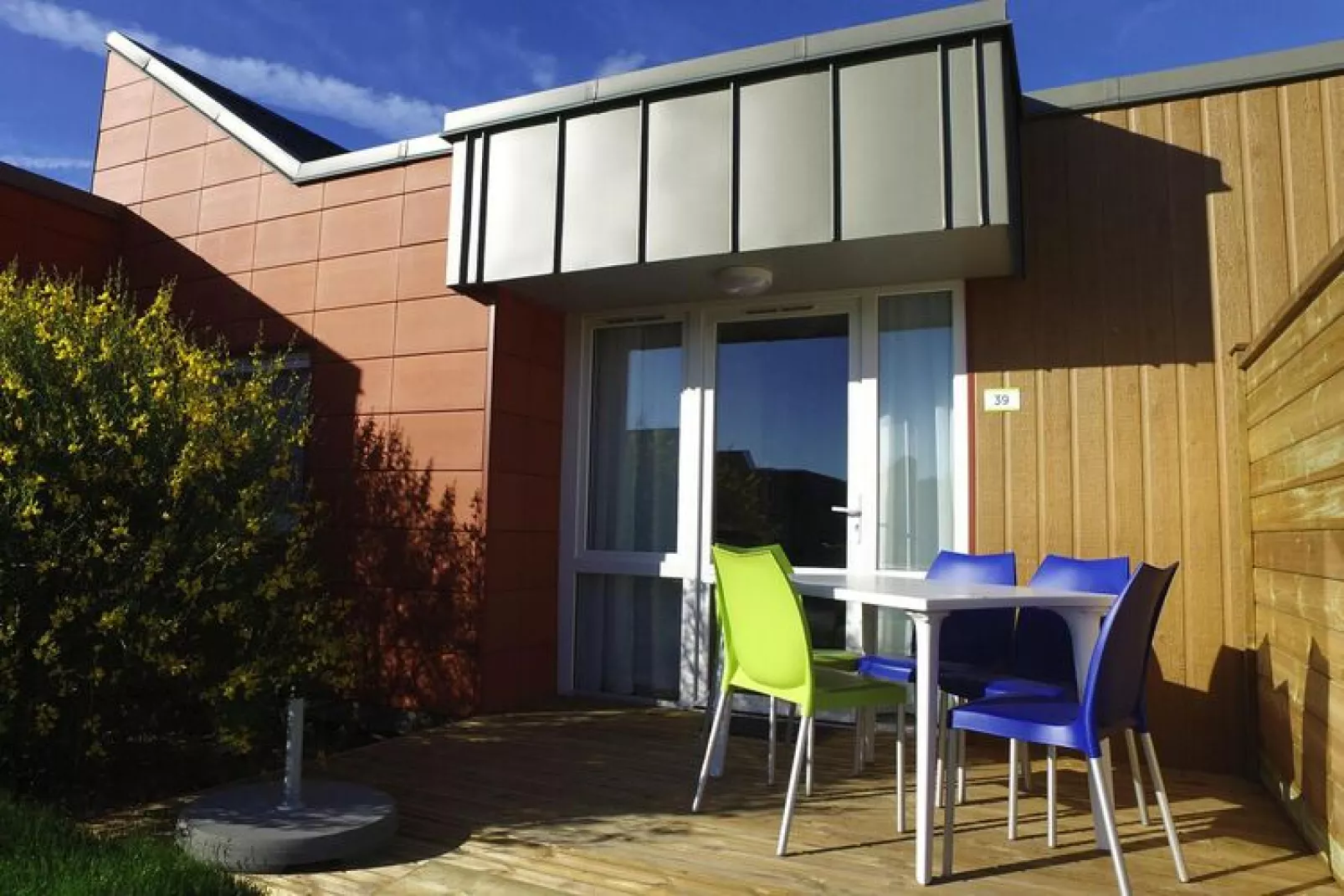 Holiday resort Blériot-Plage // Gîte/Pav 3 pcs 5 pers et 1 bébé-Terras