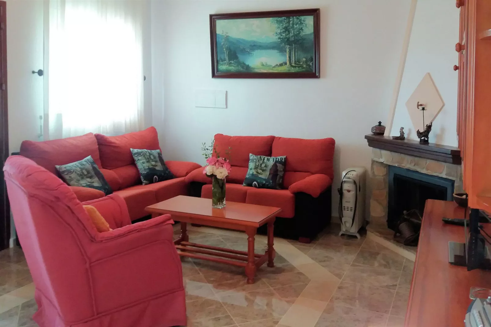Casa Los Lirios-Woonkamer