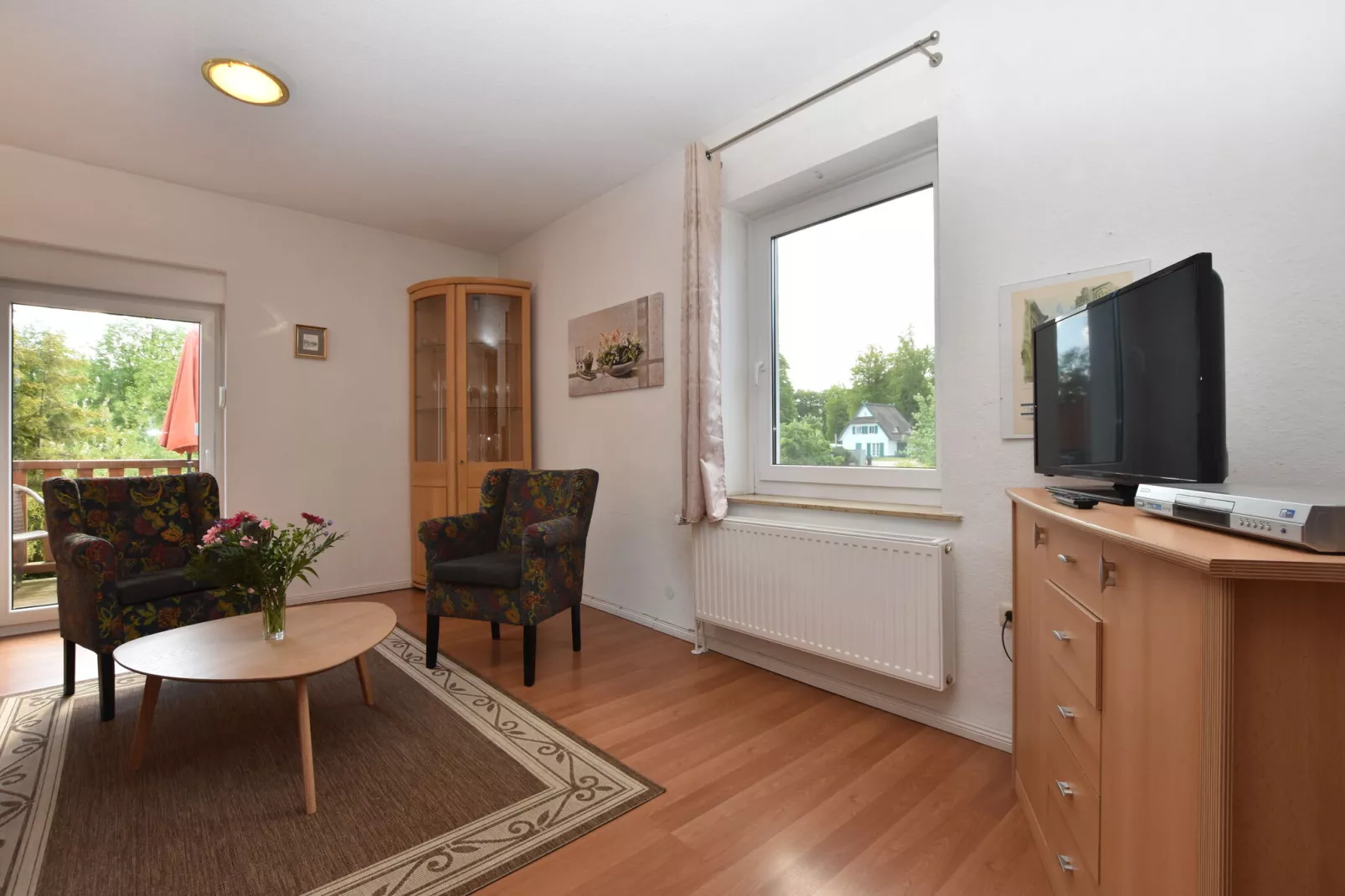 Familienurlaub mit Balkon Ostseebad Rerik-Woonkamer