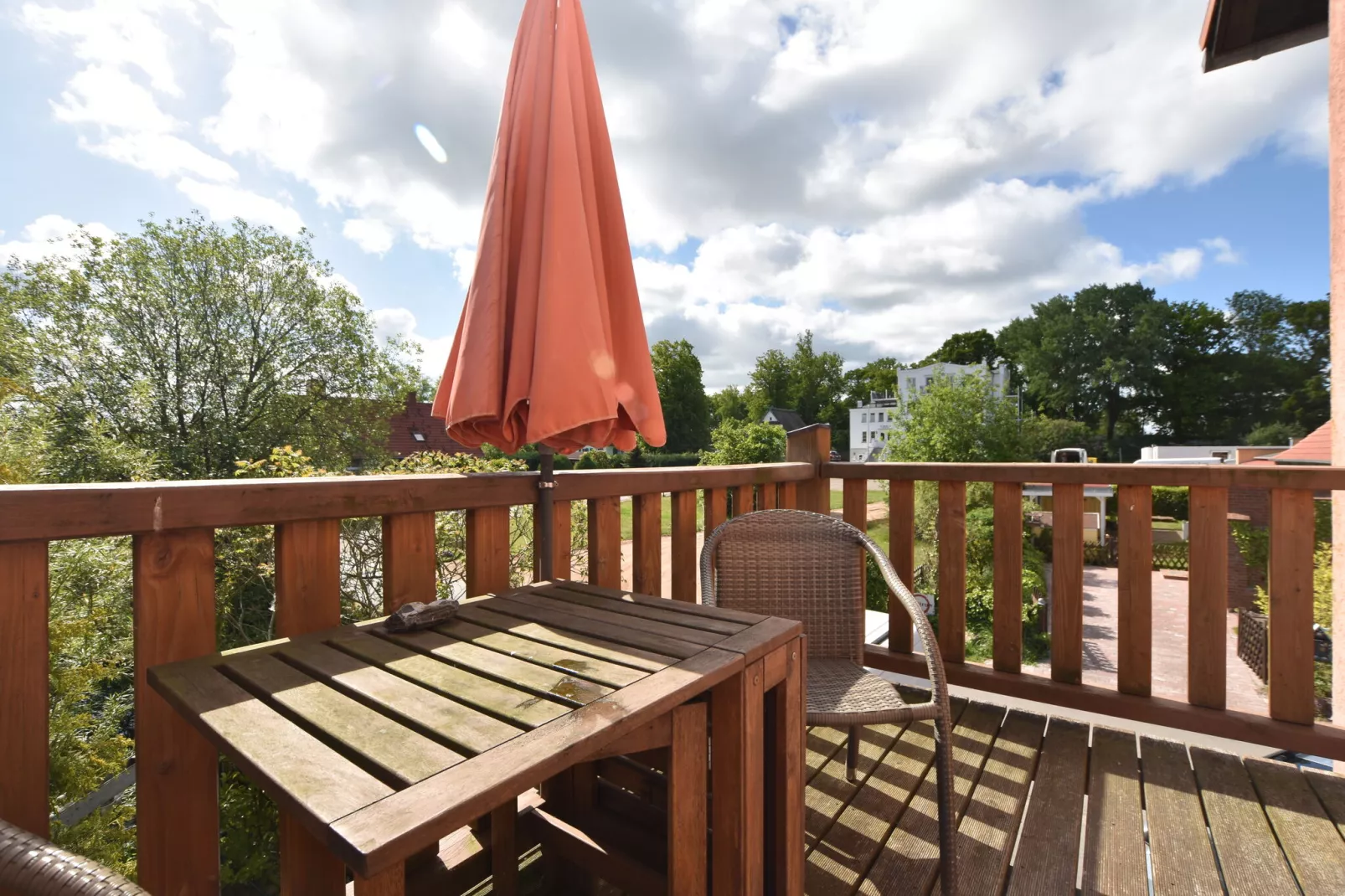 Familienurlaub mit Balkon Ostseebad Rerik-Terrasbalkon