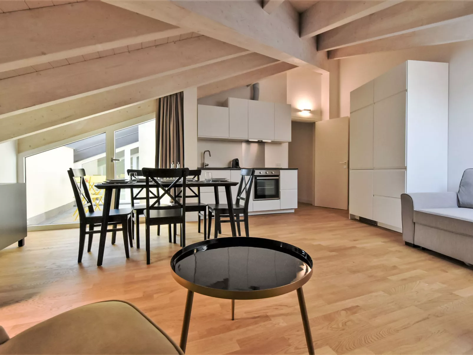 White Attic Terrace