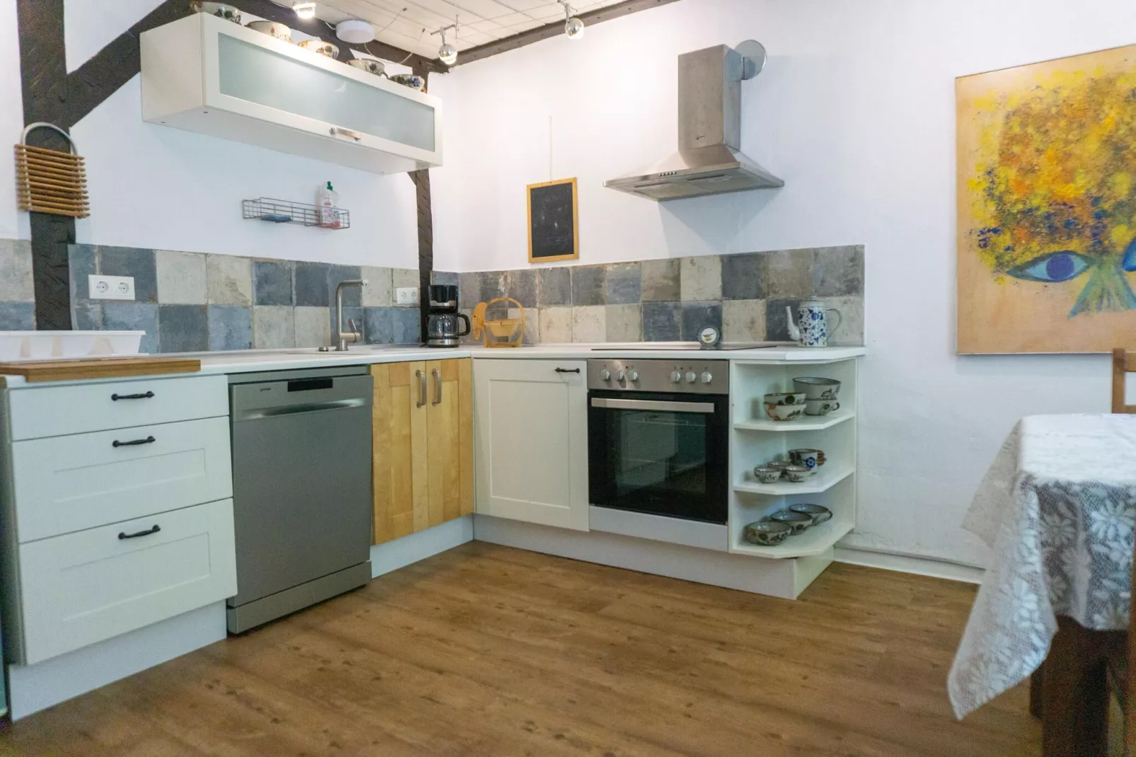 Ferienwohnung Erdenreich im Pyrmonter Zehnthof-Keuken