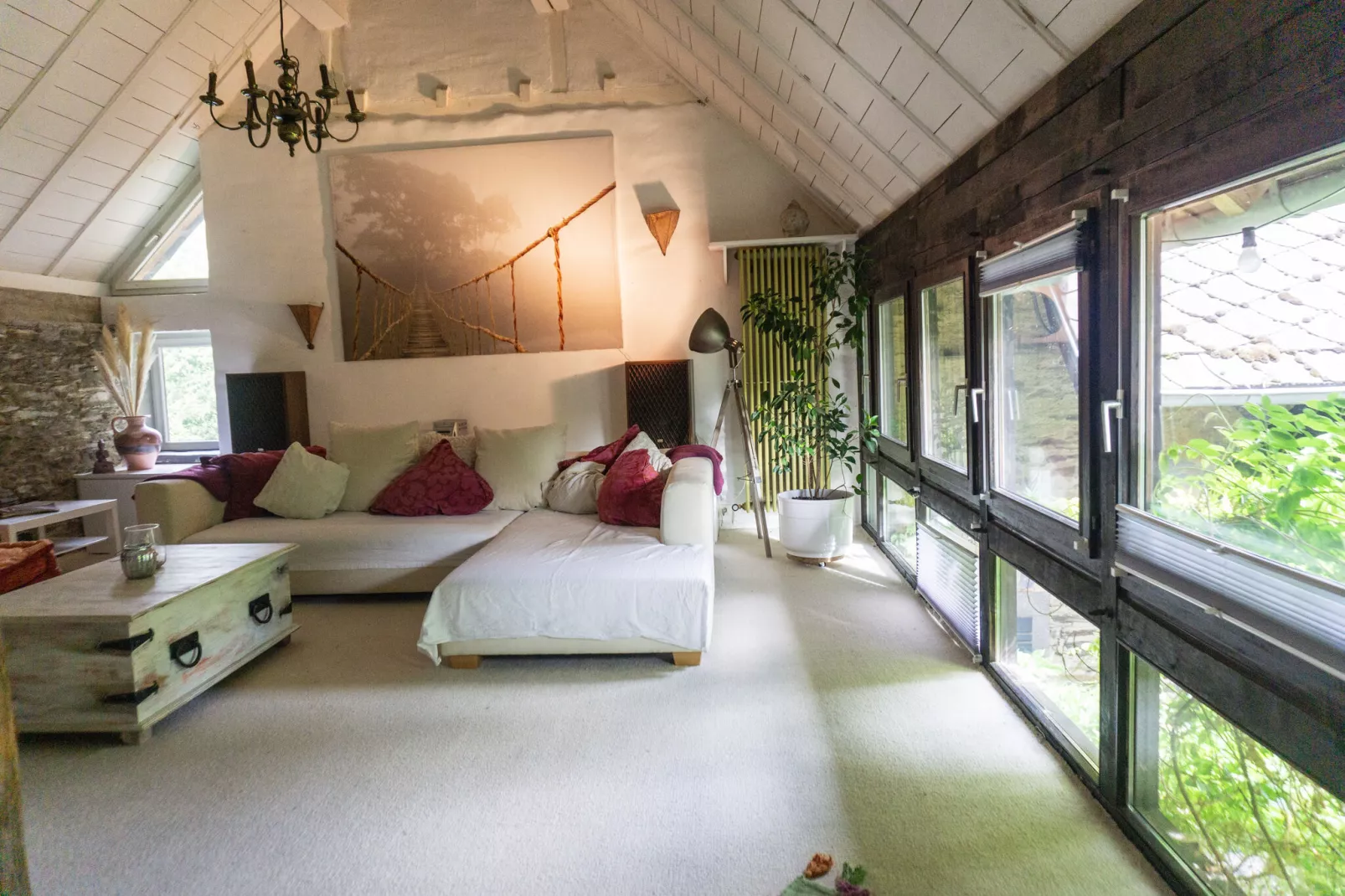 Ferienwohnung Landleben im Pyrmonter Zehnthof-Woonkamer