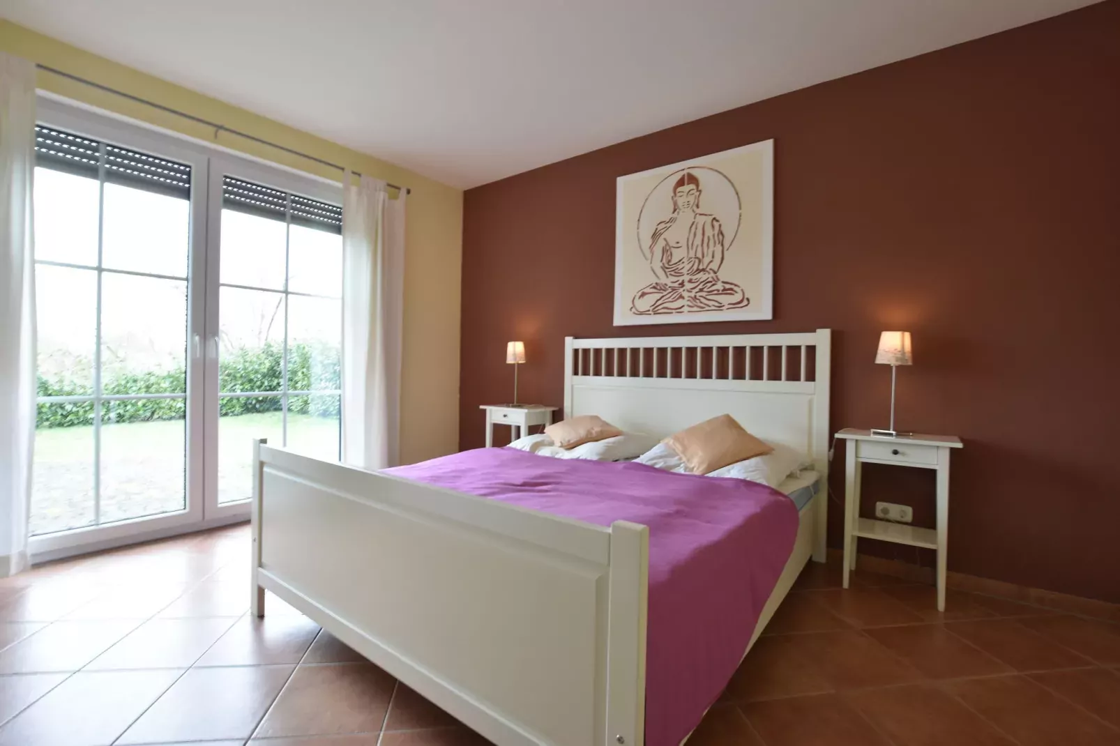 Jojohus - Erdgeschoss mit Terrasse-Slaapkamer