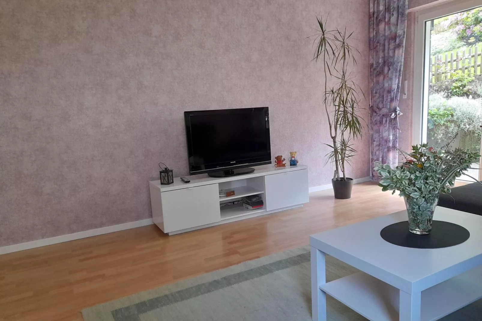 Ferienwohnung am Wald-Woonkamer