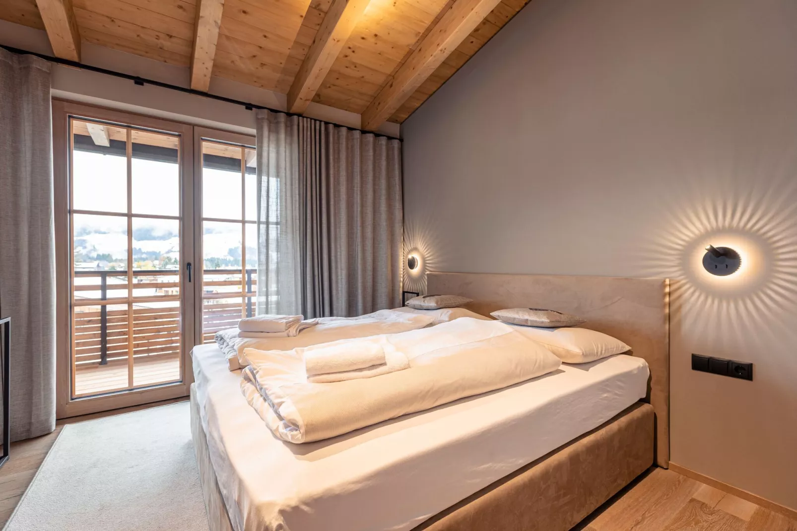 Apartments Chalet 149, Westendorf-Penthouse Kröndl teilweise Sauna-Slaapkamer