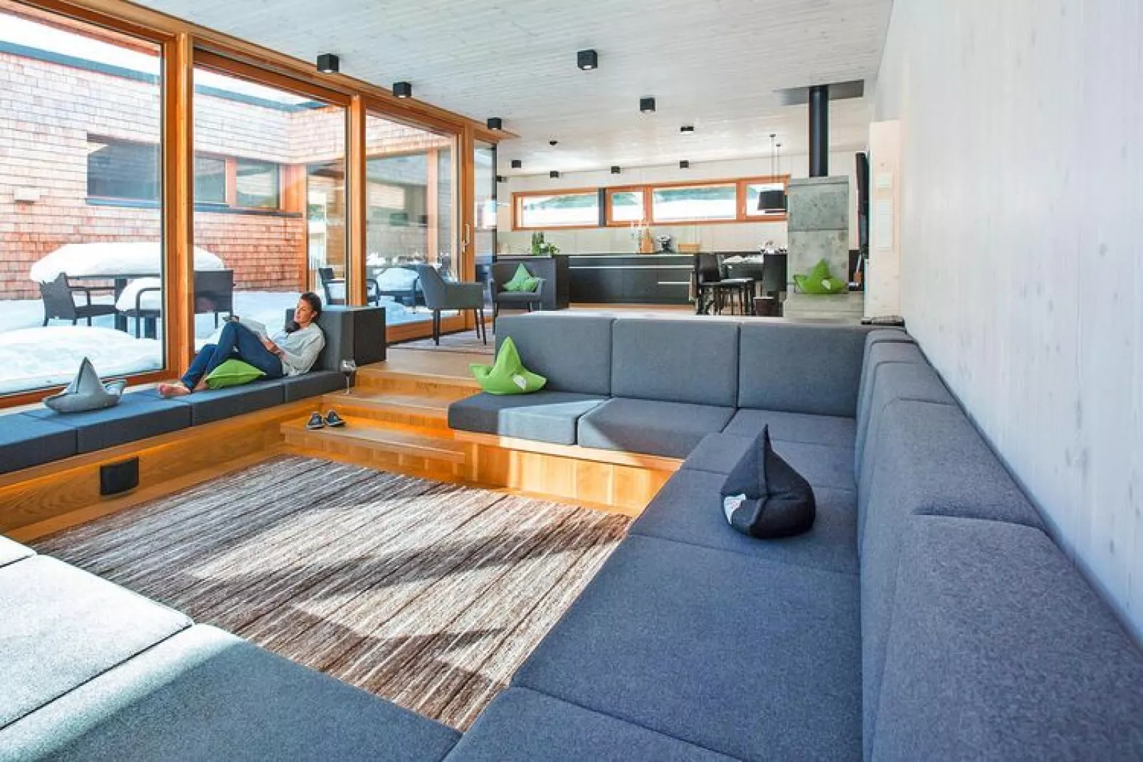 Gradonna Mountain Resort - Superior - 4 Personen-Woonkamer