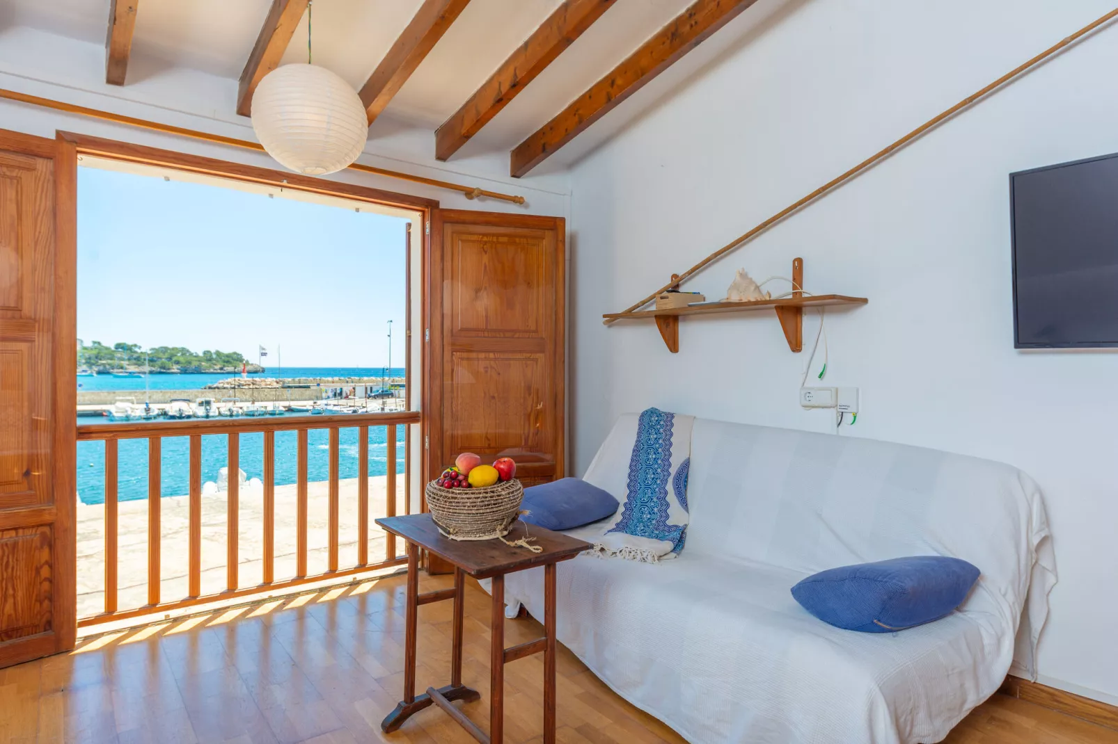 Cas Padrins (portopetro)-Woonkamer