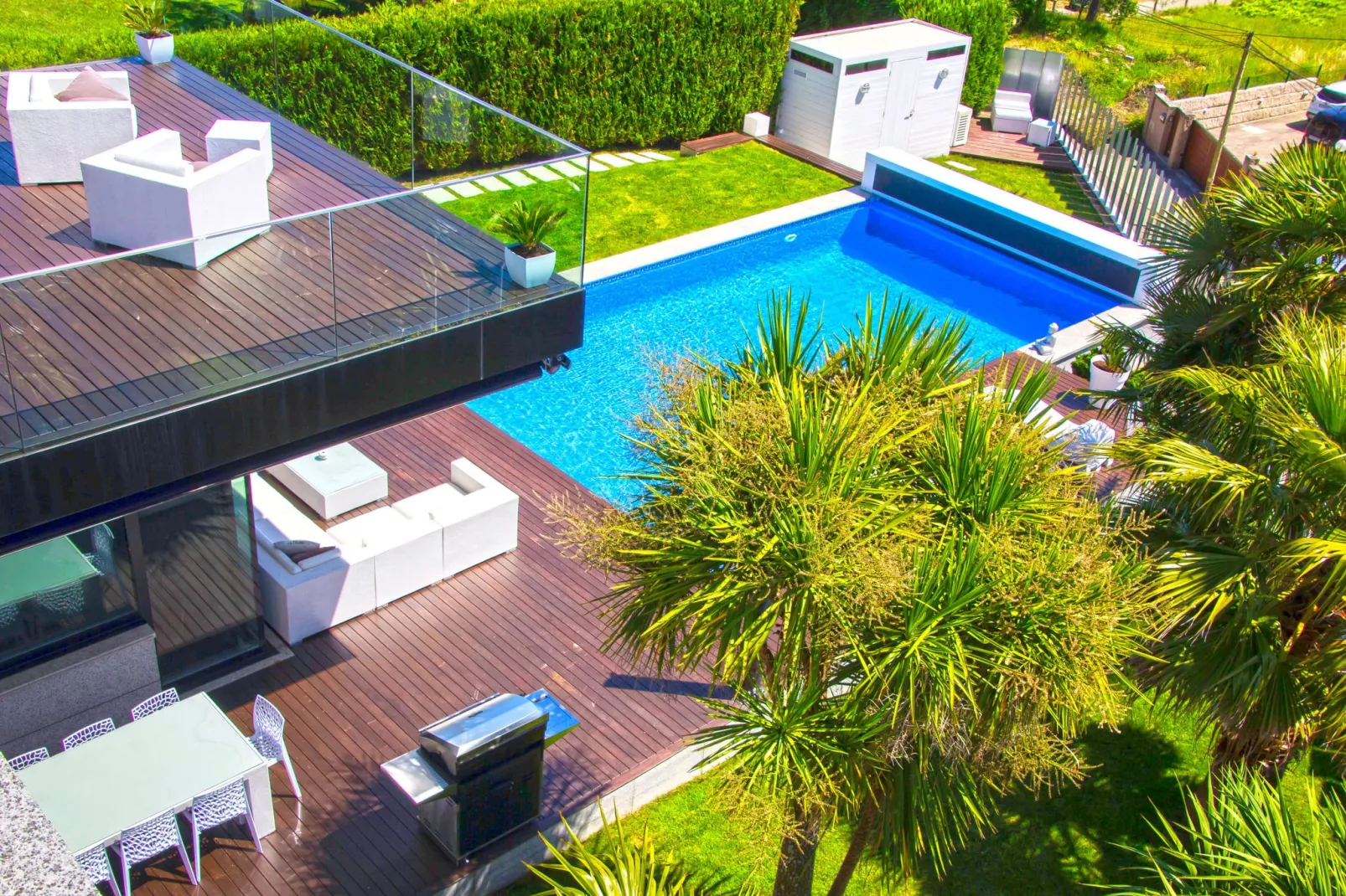 Villa Catro Faros-Buitenkant zomer