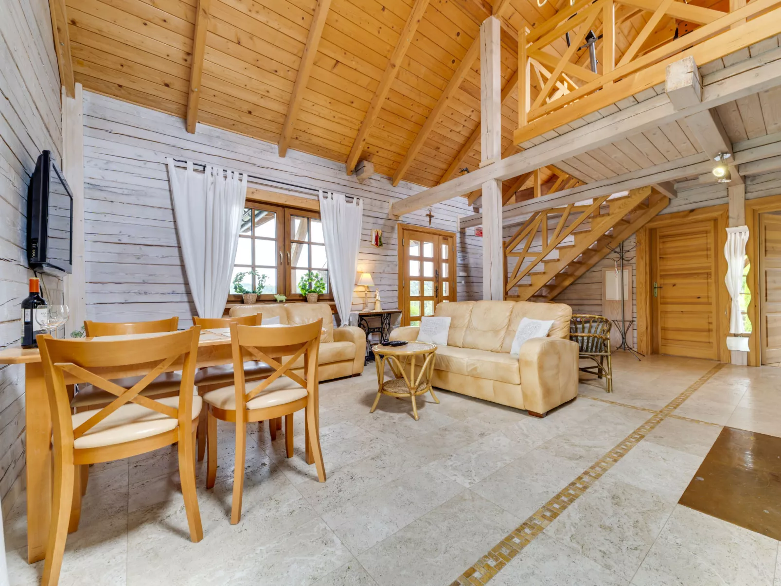 Bieszczady Chata-Binnen