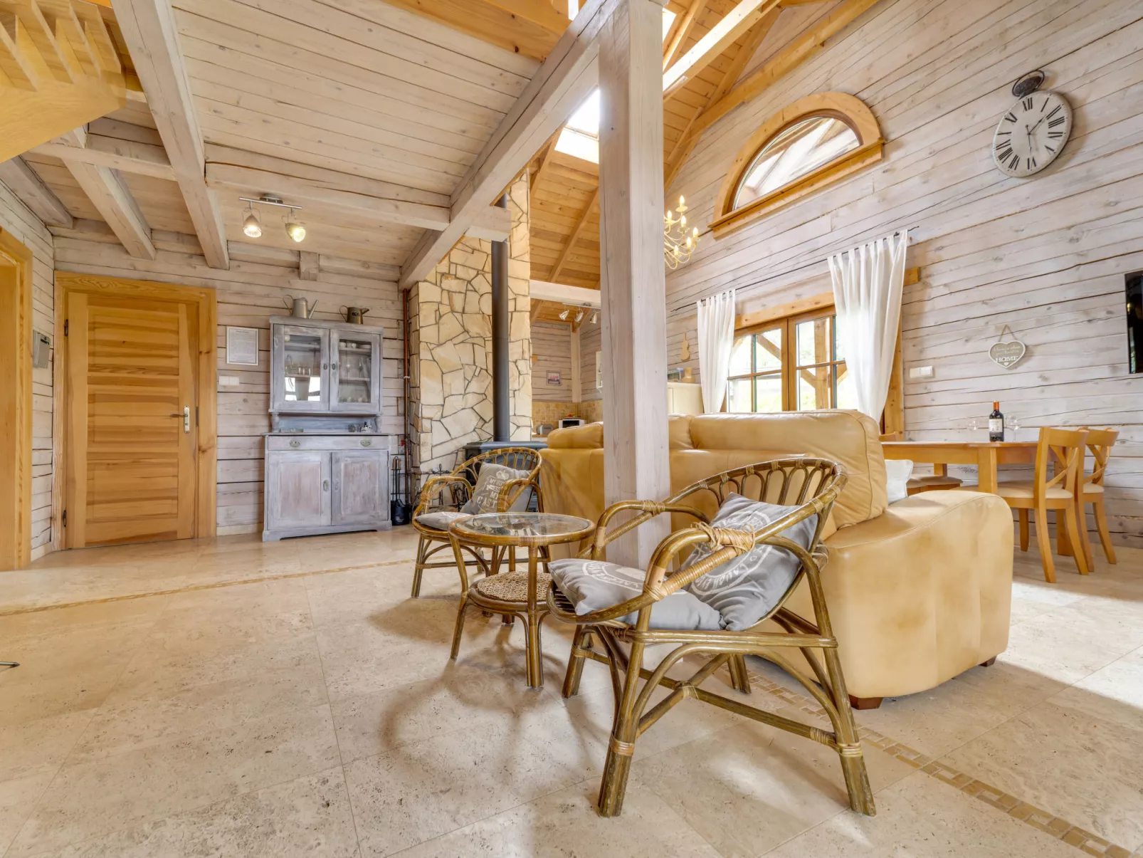 Bieszczady Chata-Binnen