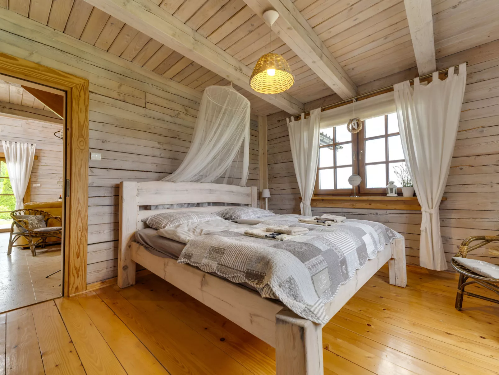 Bieszczady Chata-Binnen