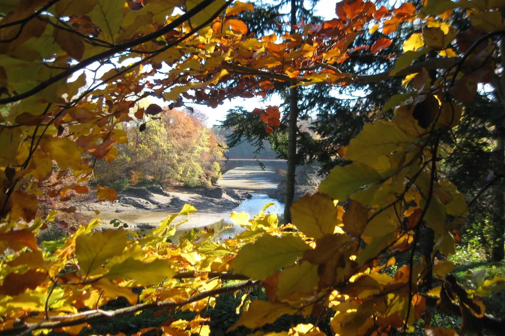 Le Jardin des Eaux - Gebied winter 1km