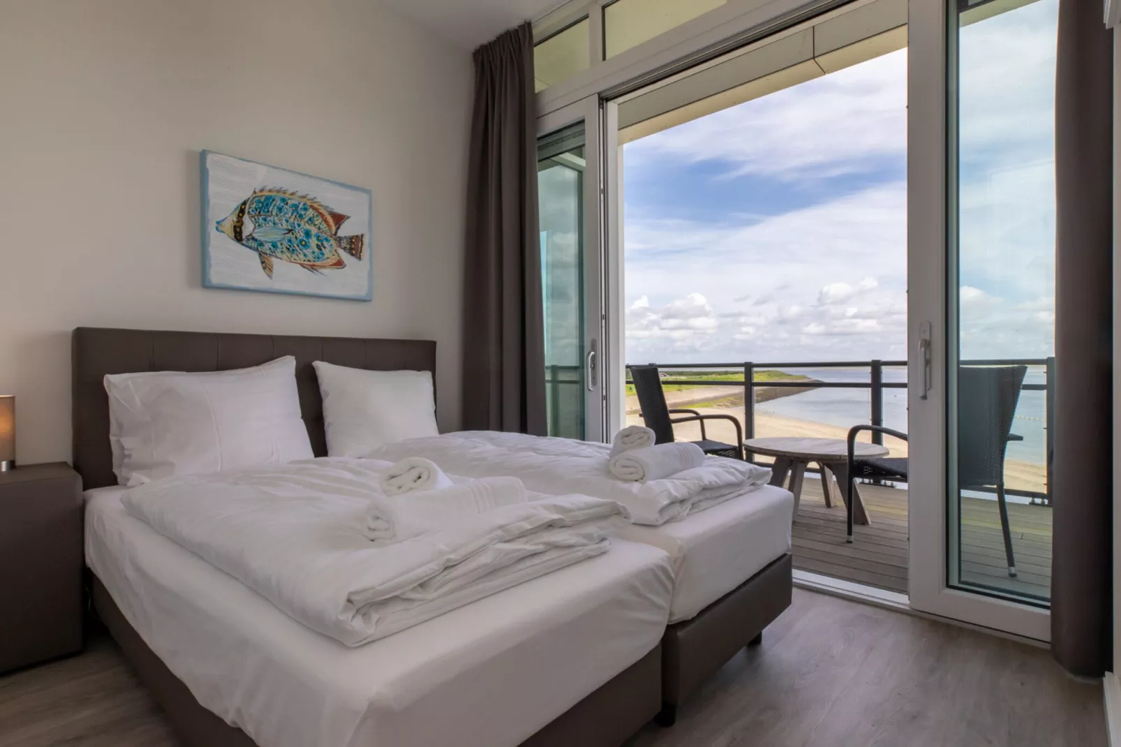 Luxe appartement Vista Maris - Havenweg 8-38  Sint-Annaland-Slaapkamer