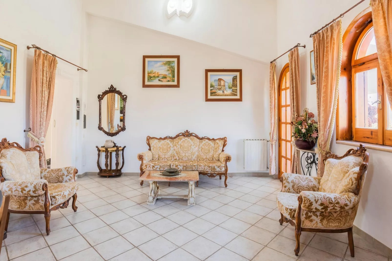 Appartamento Tornatore-Woonkamer