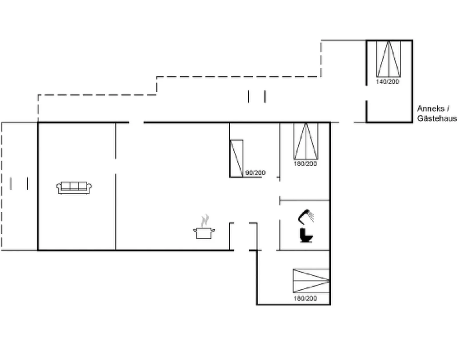 "Anila" - 350m from the sea-Binnen