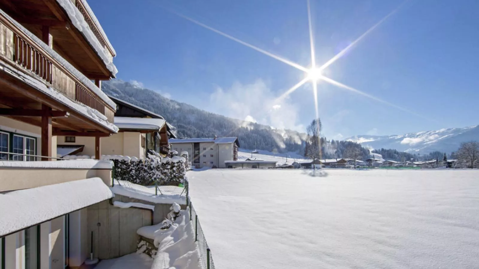 Penthouse Westendorf TOP 4-Uitzicht winter