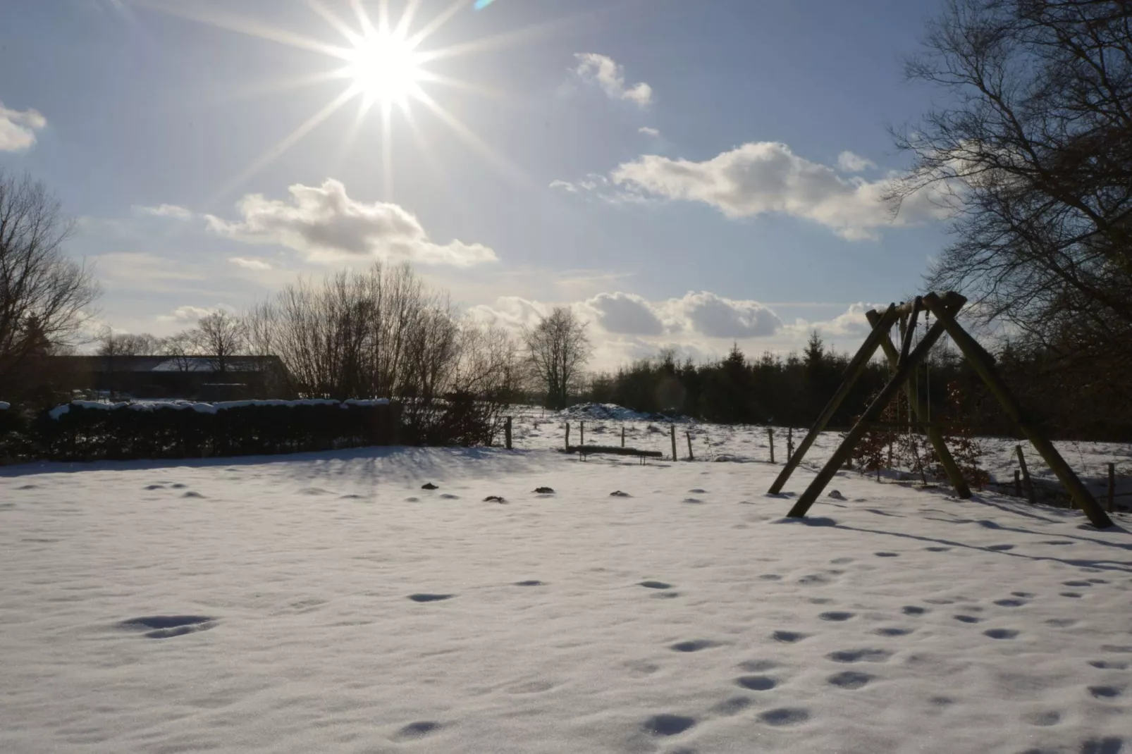 Eau Rouge-Tuin winter