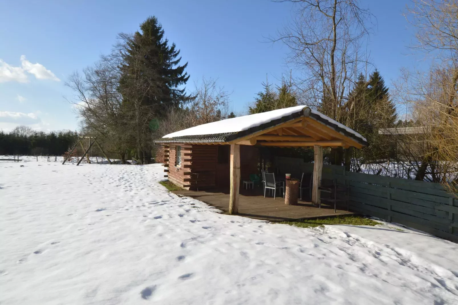 Eau Rouge-Tuin winter