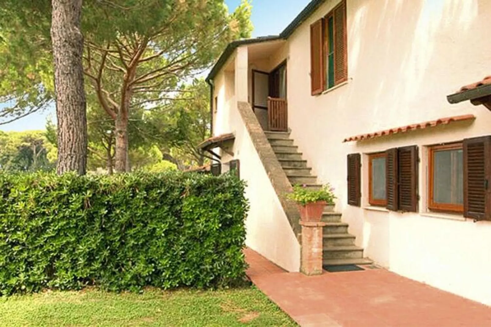 Ferienanlage Azienda Canova Seconda Marina di Grosseto Einzelhaus EG Gartenanteil Veranda