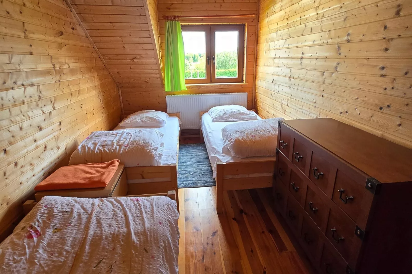 Domek wakacyjny PREMIUM dla 4 osób Sarbinowo-Slaapkamer