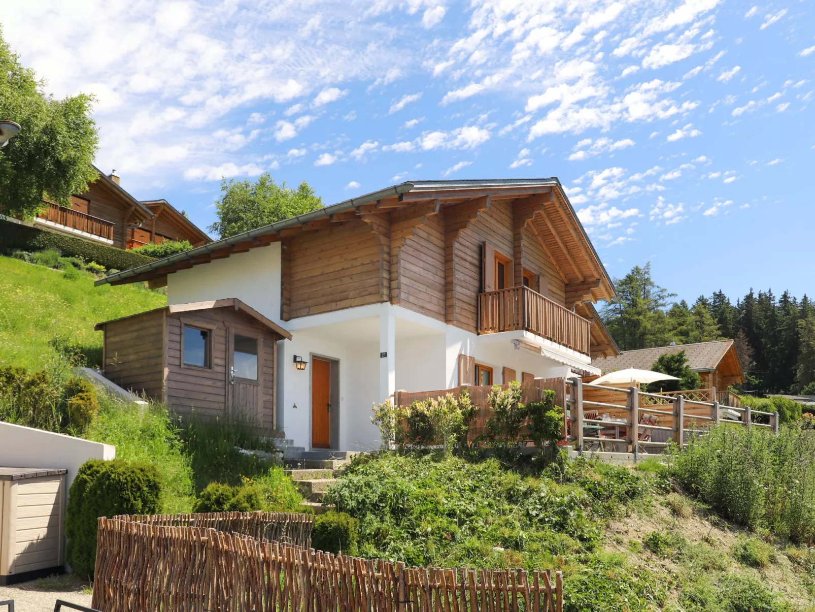 Chalet La Délège-Buiten