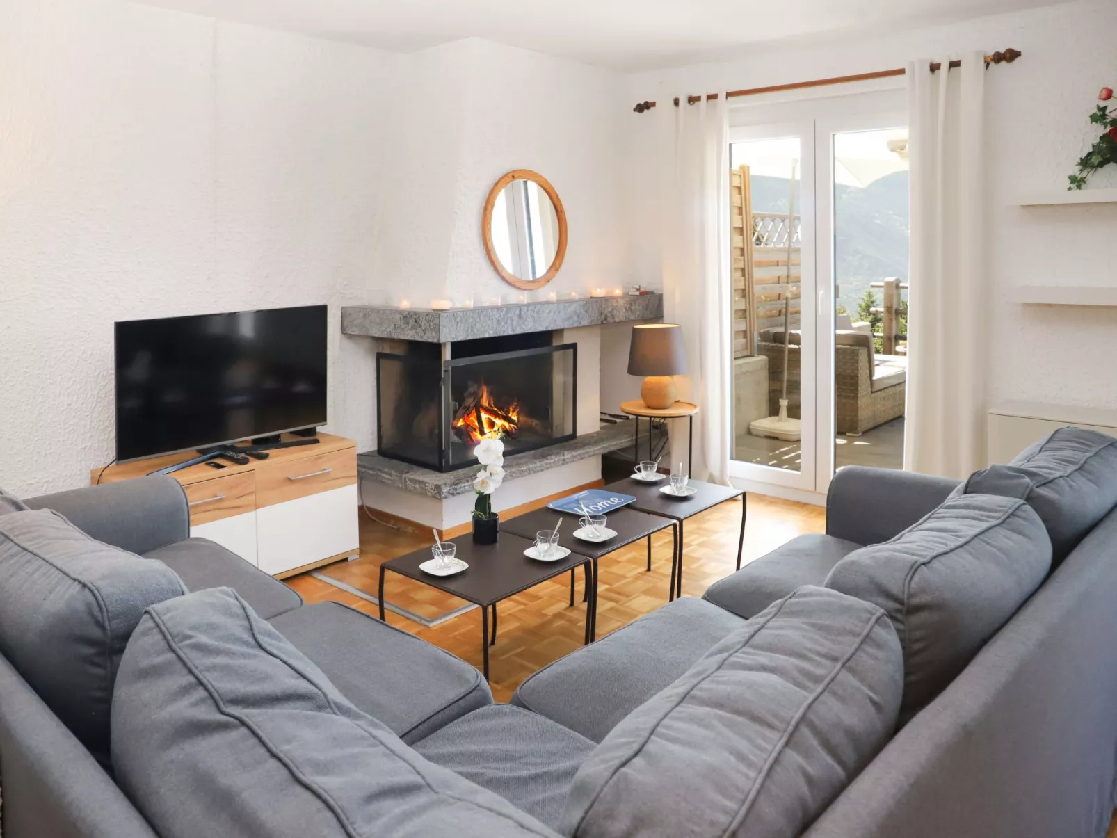 Chalet La Délège-Binnen