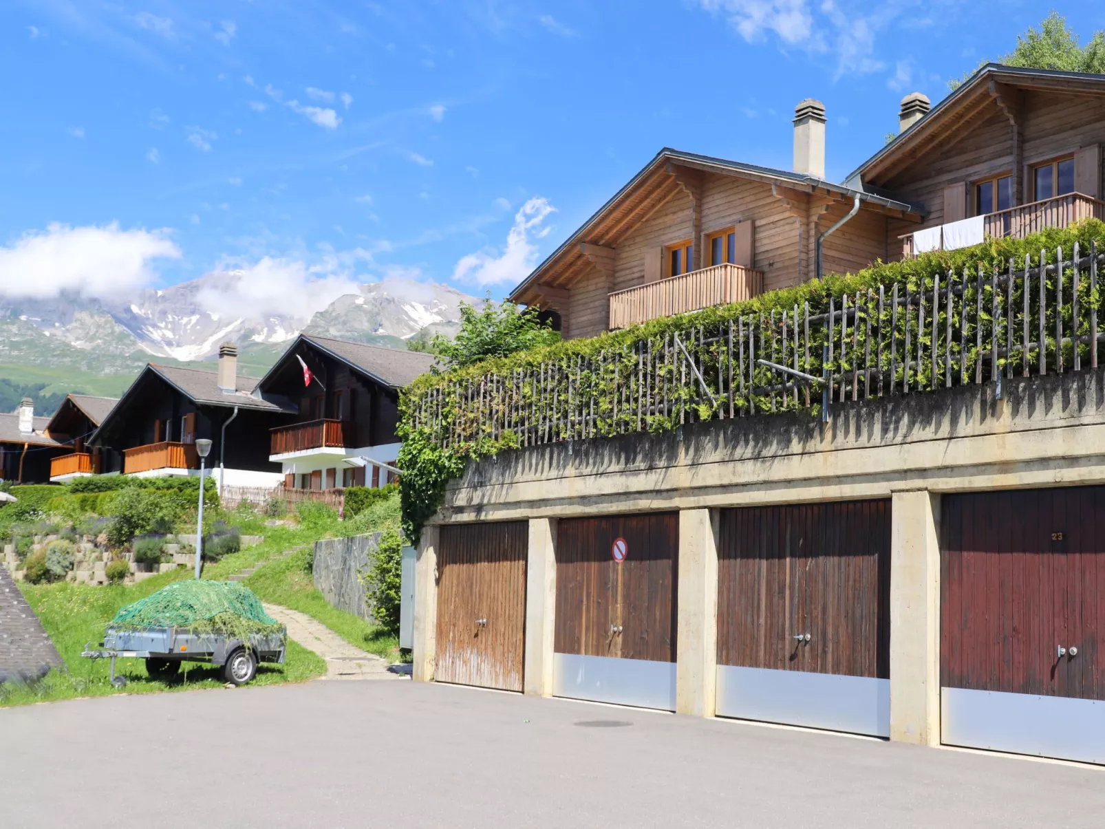 Chalet La Délège-Buiten