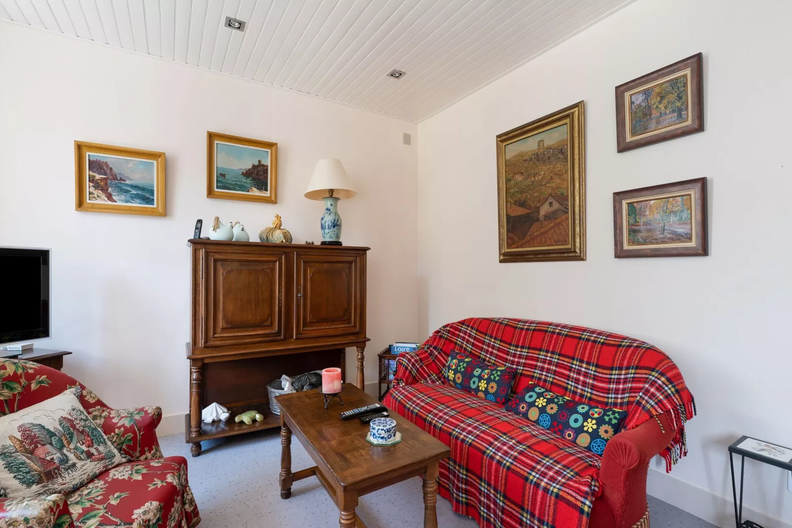 Maison de vacances - Soleymieux-Woonkamer