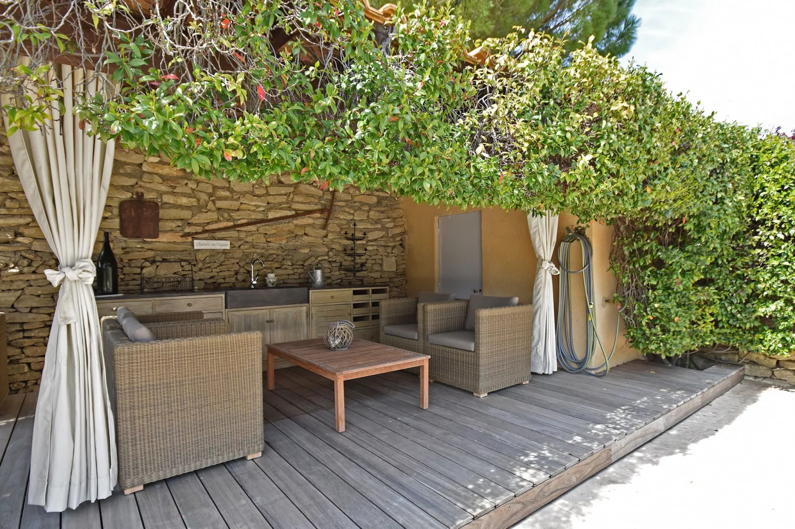 Stijlvolle villa in Zuid-Frankrijk met privézwembad-Terrasbalkon