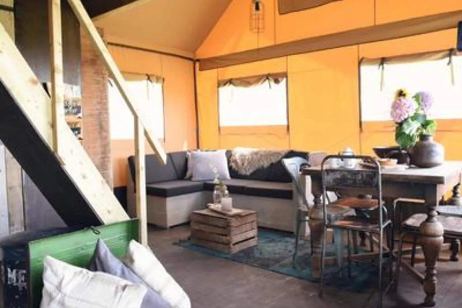 Beach Lodge Groot - Duynpark-Woonkamer