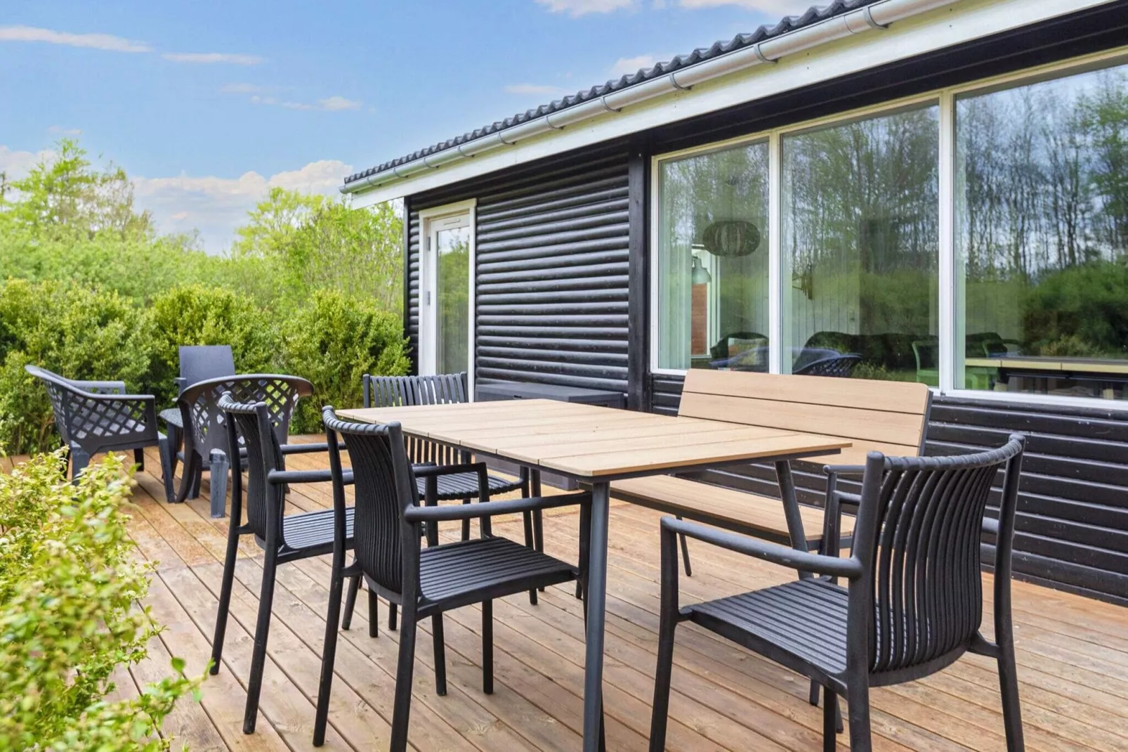Moderne toevluchtsoord in Klitgards-By Traum-Buitenlucht