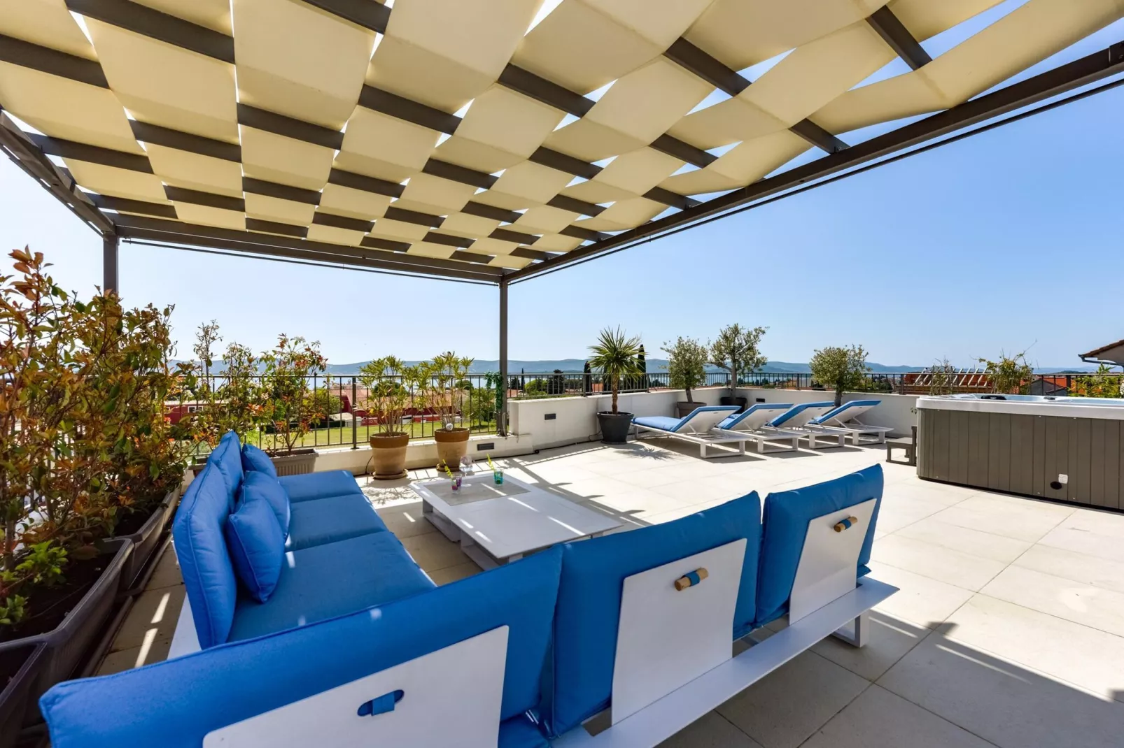 Villa Azuro-Terrasbalkon