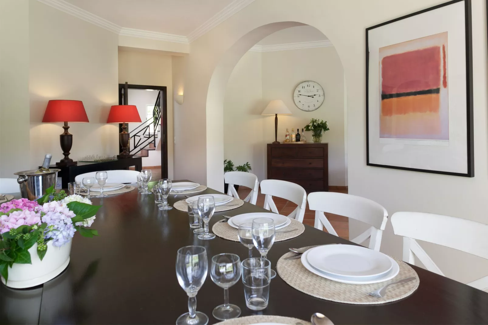 Villa Ribeira do Banho-Eetkamer