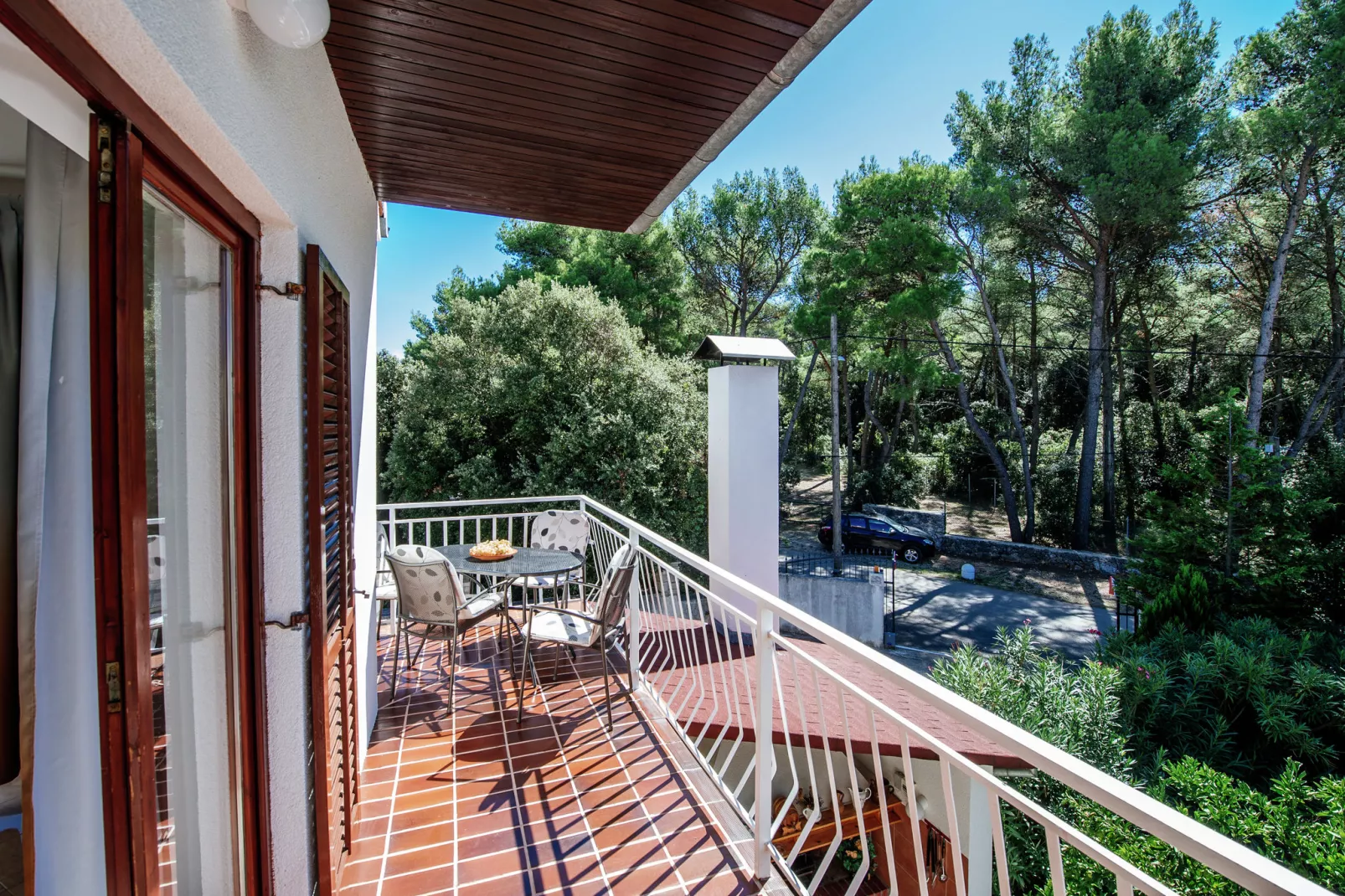 Apartment Jelenka-Terrasbalkon