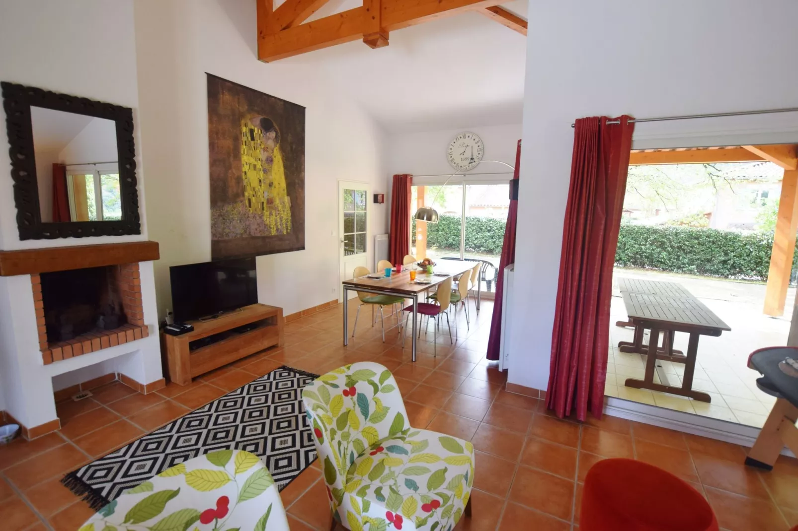 Villa Ardèche-Woonkamer